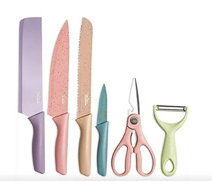 Juego de 6 Cuchillos de ocina profesionales